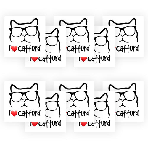 I Love Catturd Bumper Sticker - 4