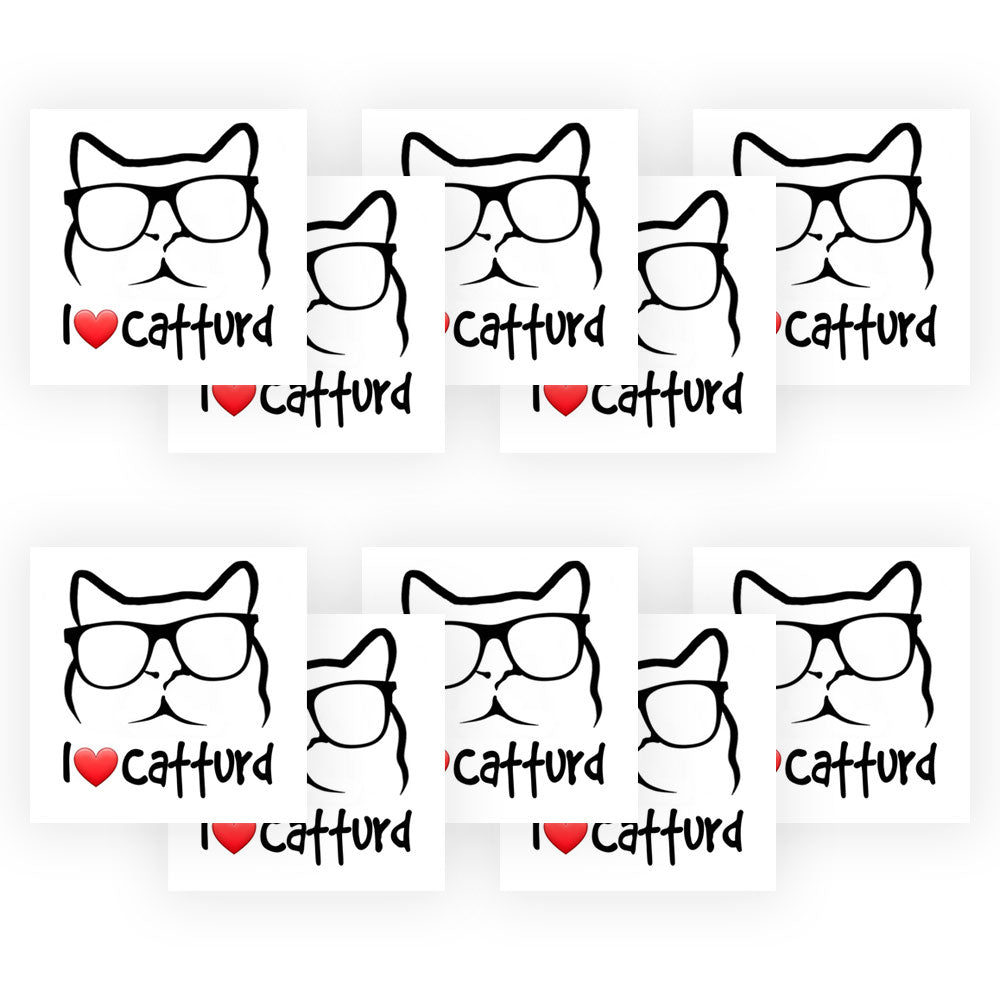 I Love Catturd Bumper Sticker - 4